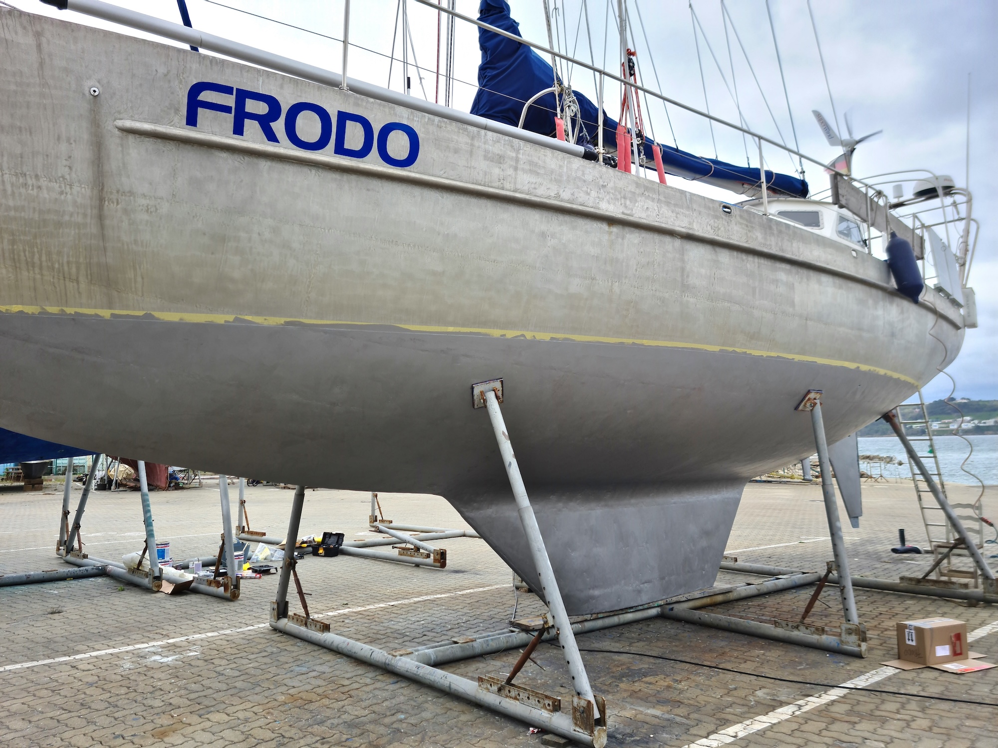 Die neue Grundierung ist fertig